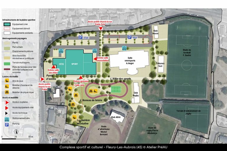 31 - Fleury Aubrais - Complexe sportif et culturel - AP-01